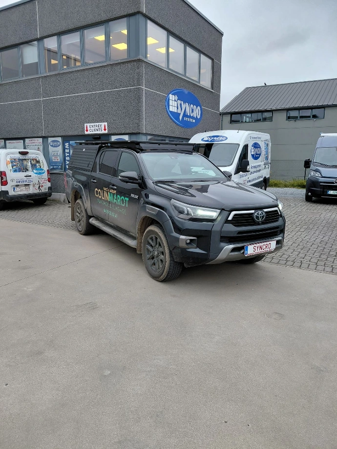 Galerie de toit pour cabine de pick up - Toyota Hilux DC 