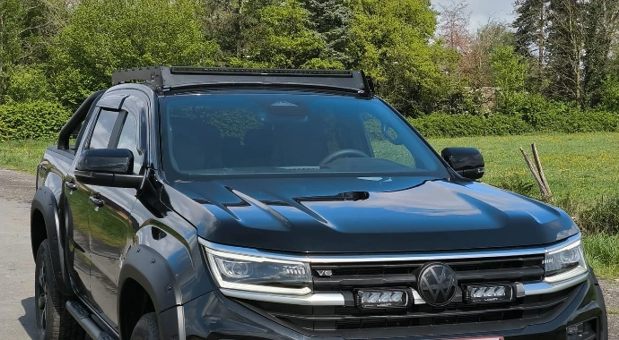Galerie Slimsport VW Amarok avec barre led 3