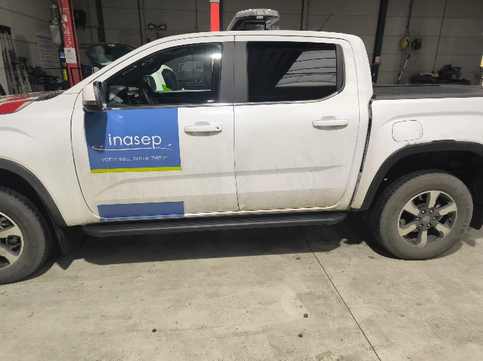 Marche pied - Amarok Style Blanc