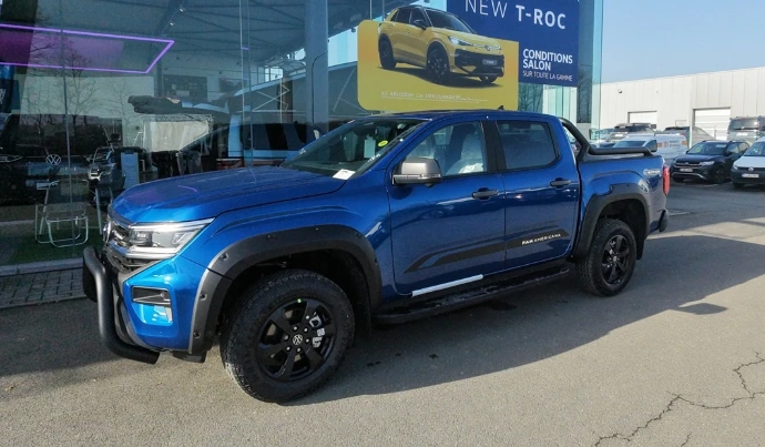 Marche pied - Amarok Panamericana bleu