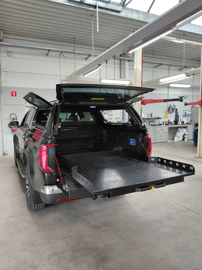Plateau coulissant renforcé - sans perçage - VW Amarok