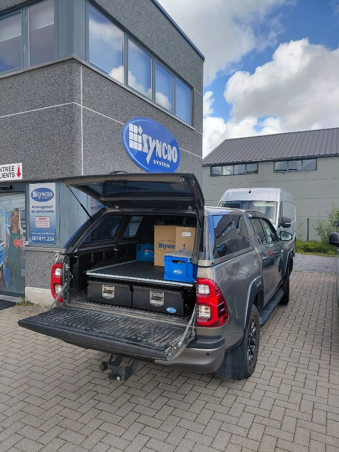 Kit double tiroir + plateau - Toyota Hilux 