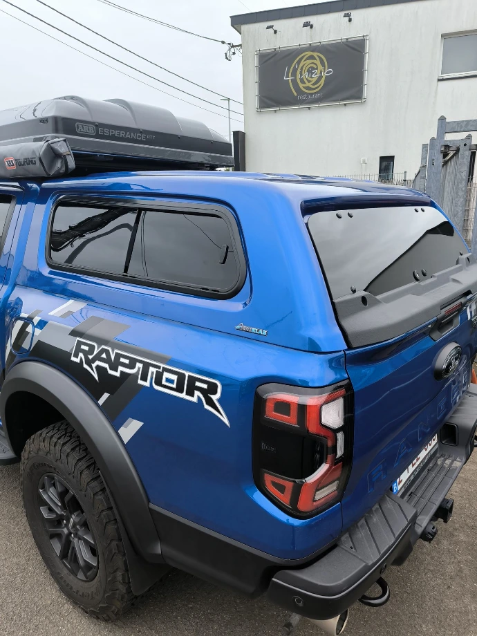 Hard top Aéroklas avec vitres latérales coulissantes - Raptor 23 + T9